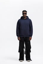 Mens Heavyweight Casual 100% Cotton Hoodie C05 print logo 54