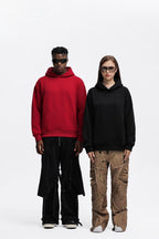 Mens Heavyweight Casual 100% Cotton Hoodie C05 print logo 55