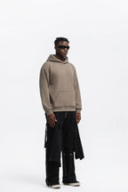 Mens Heavyweight Casual 100% Cotton Hoodie C05 print logo 57