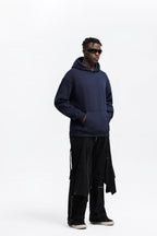 Mens Heavyweight Casual 100% Cotton Hoodie C05 print logo 79