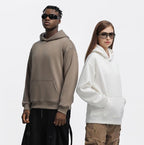 Mens Heavyweight Casual 100% Cotton Hoodie C05 print logo 83