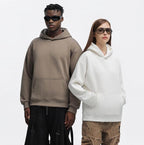 Mens Heavyweight Casual 100% Cotton Hoodie C05 print logo 86