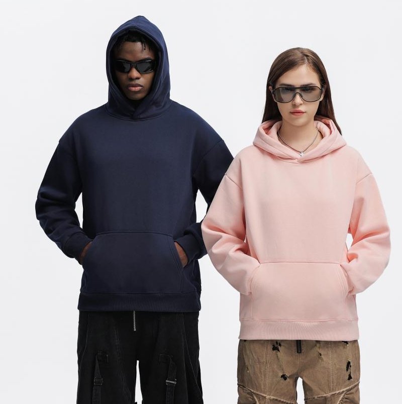 Mens Heavyweight Casual 100% Cotton Hoodie C05 print logo 89