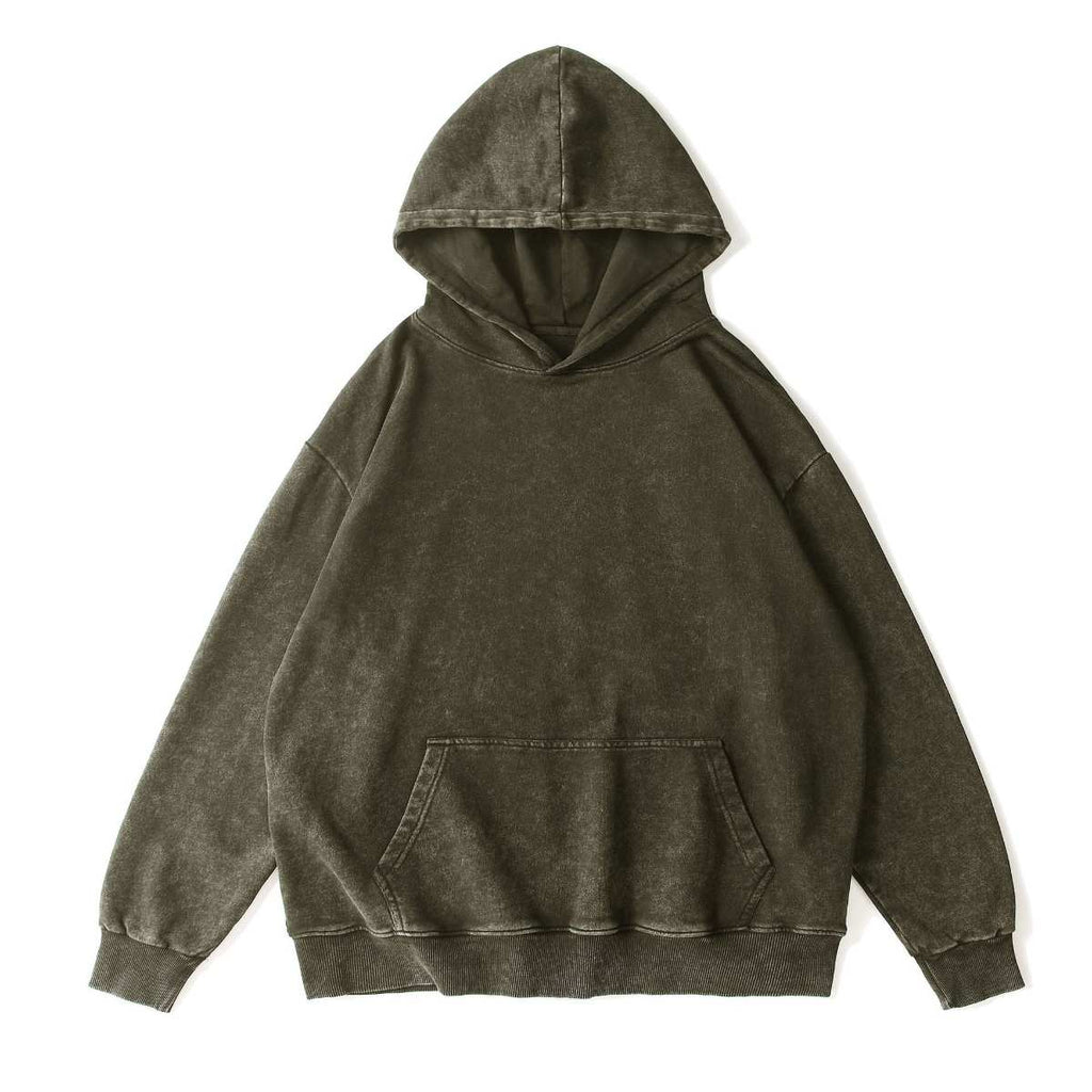 Mens Oversized Washed 80% cotton 20% polyester Hoodie CL-ZJLMWY350 print logo 5