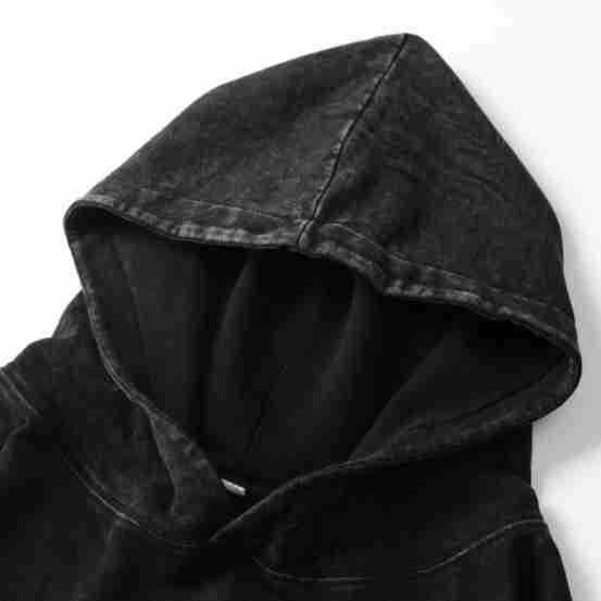 Mens Oversized Washed 80% cotton 20% polyester Hoodie CL-ZJLMWY350 print logo 10
