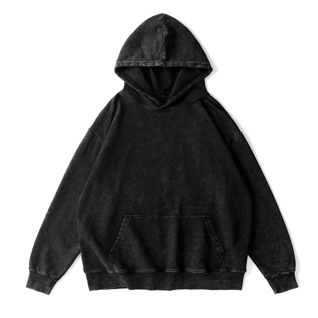 Mens Oversized Washed 80% cotton 20% polyester Hoodie CL-ZJLMWY350 print logo 3
