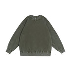 Mens Distressed Washed 80% cotton 20% polyester Sweatshirt CL-ZJYLXK print logo 15