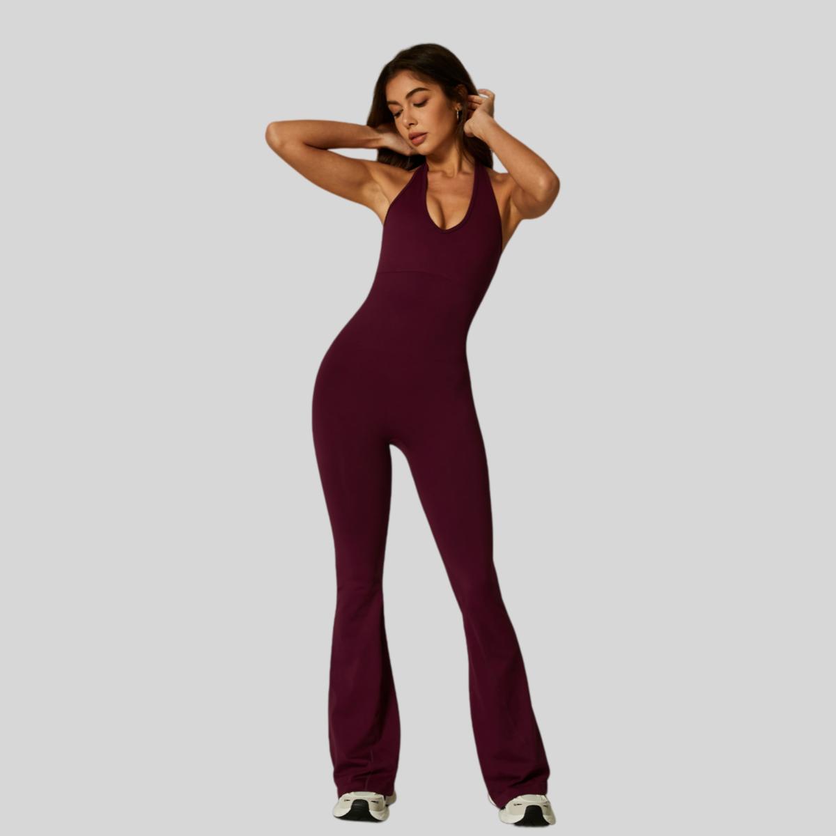 Womens Yoga 90%nylon 10%spandex jumpsuit CP008 - Honfitwear