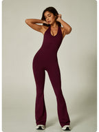 Womens Yoga 90%nylon 10%spandex jumpsuit CP008