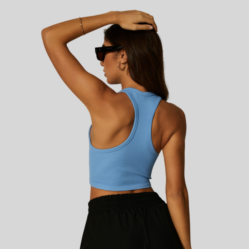 Womens Fitness90%nylon 10%spandex tank top CP009