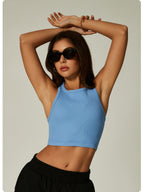 Womens Fitness90%nylon 10%spandex tank top CP009