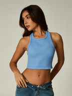 Womens Fitness90%nylon 10%spandex tank top CP009