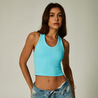 Womens Sports 90%nylon 10%spandex tank top CP027
