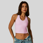 Womens Sports 90%nylon 10%spandex tank top CP027
