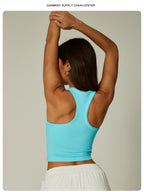 Womens Sports 90%nylon 10%spandex tank top CP027