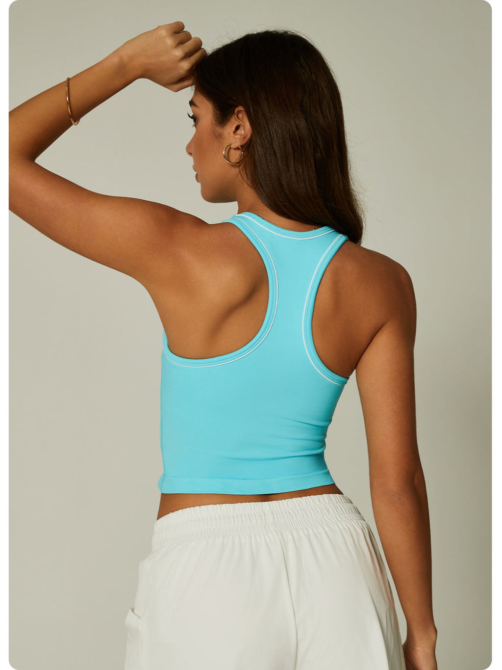 Womens Sports 90%nylon 10%spandex tank top CP027