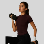 Womens Slim Fit 90%nylon 10%spandex Tshirts CP034