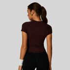 Womens Slim Fit 90%nylon 10%spandex Tshirts CP034