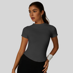 Womens Slim Fit 90%nylon 10%spandex Tshirts CP034
