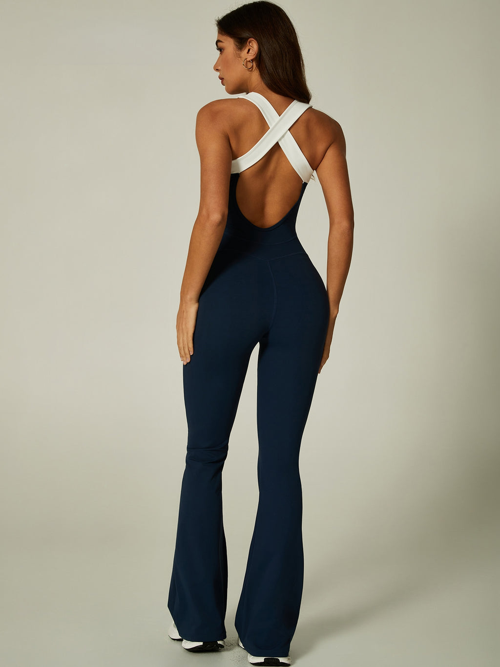 Womens Sports 75%nylon 25%spandex jumpsuit CP048