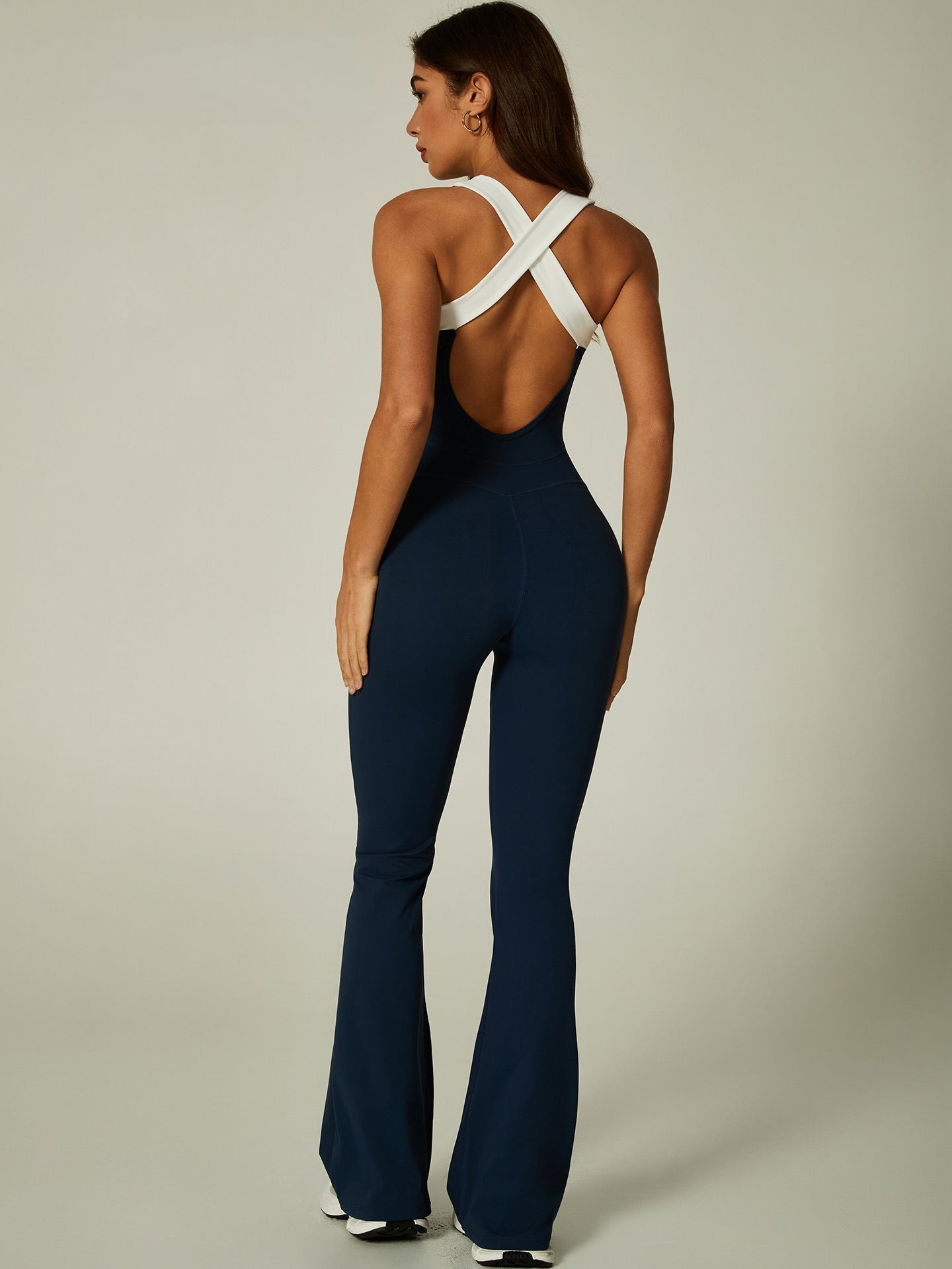 Womens Sports 75%nylon 25%spandex jumpsuit CP048