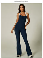 Womens Sports 75%nylon 25%spandex jumpsuit CP048