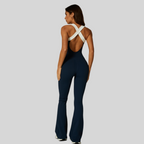 Womens Sports 75%nylon 25%spandex jumpsuit CP048