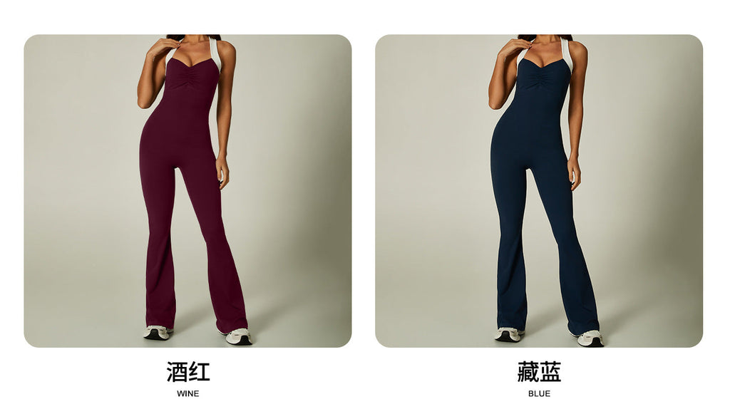 Womens Sports 75%nylon 25%spandex jumpsuit CP048