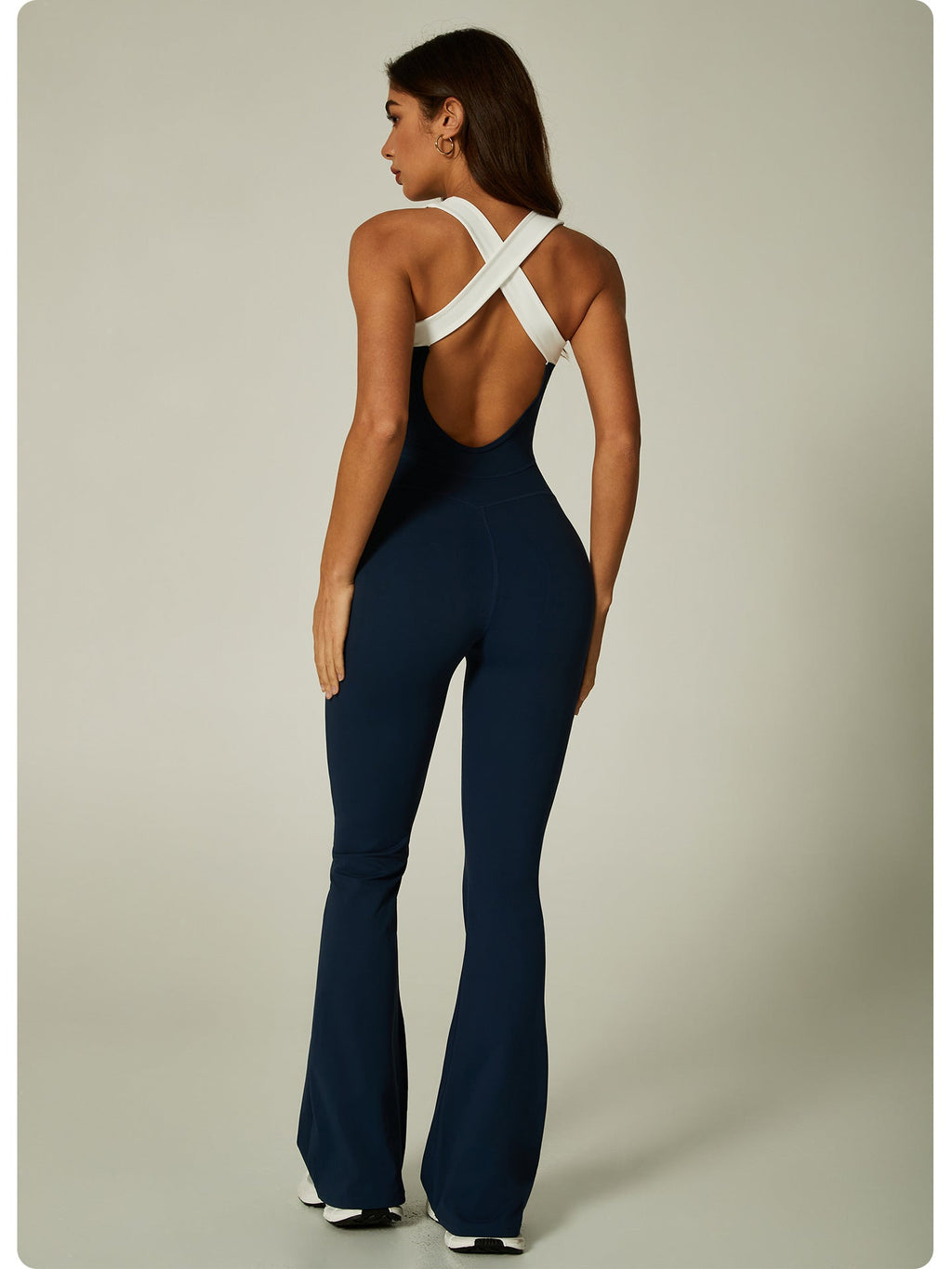 Womens Sports 75%nylon 25%spandex jumpsuit CP048
