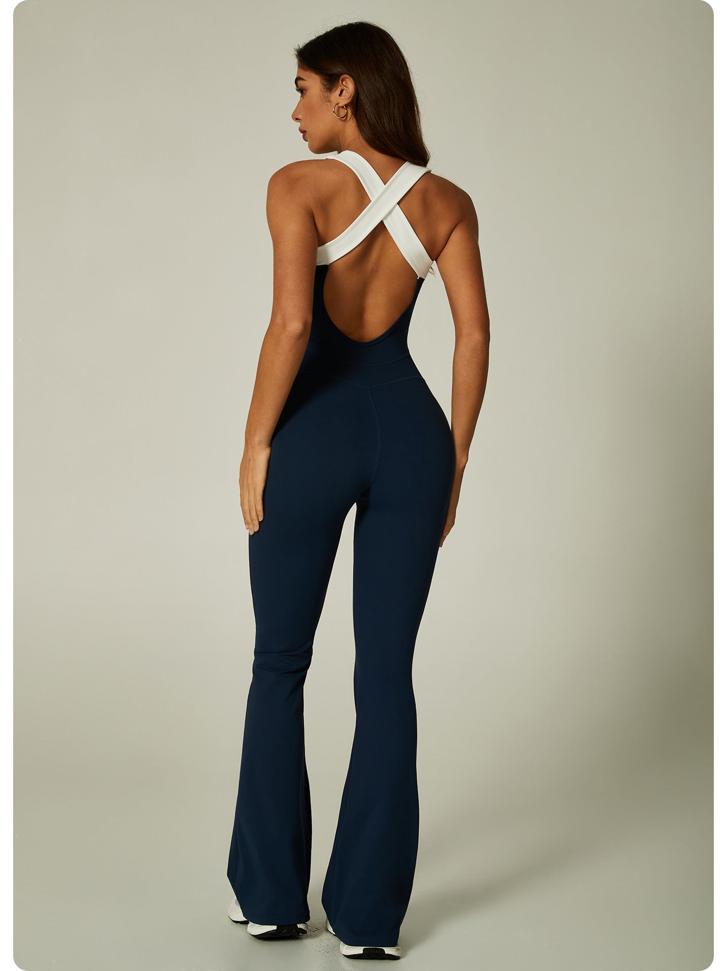 Womens Sports 75%nylon 25%spandex jumpsuit CP048