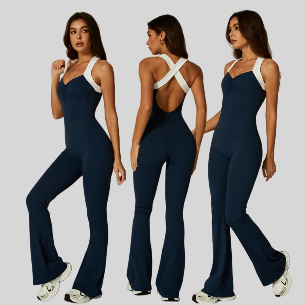 Womens Sports 75%nylon 25%spandex jumpsuit CP048