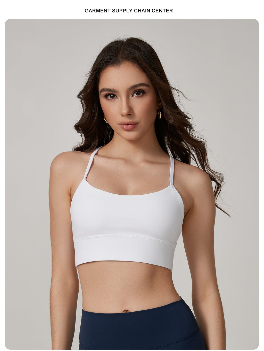 Womens Sports 75%nylon 25%spandex bra CP100