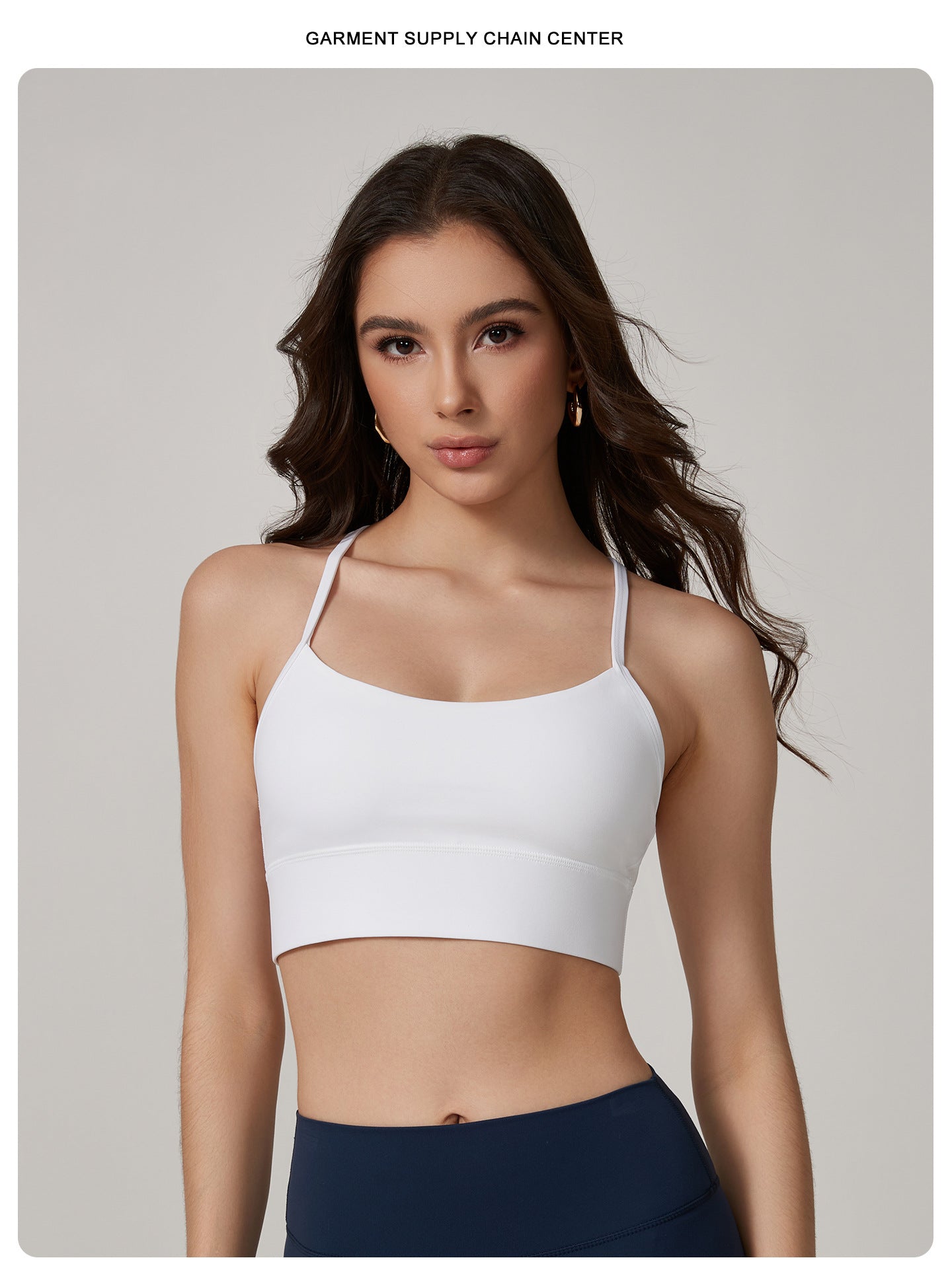 Womens Sports 75%nylon 25%spandex bra CP100