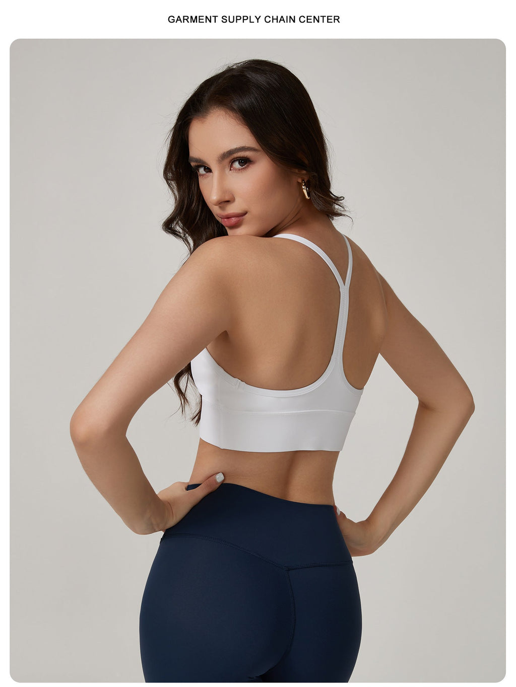 Womens Sports 75%nylon 25%spandex bra CP100