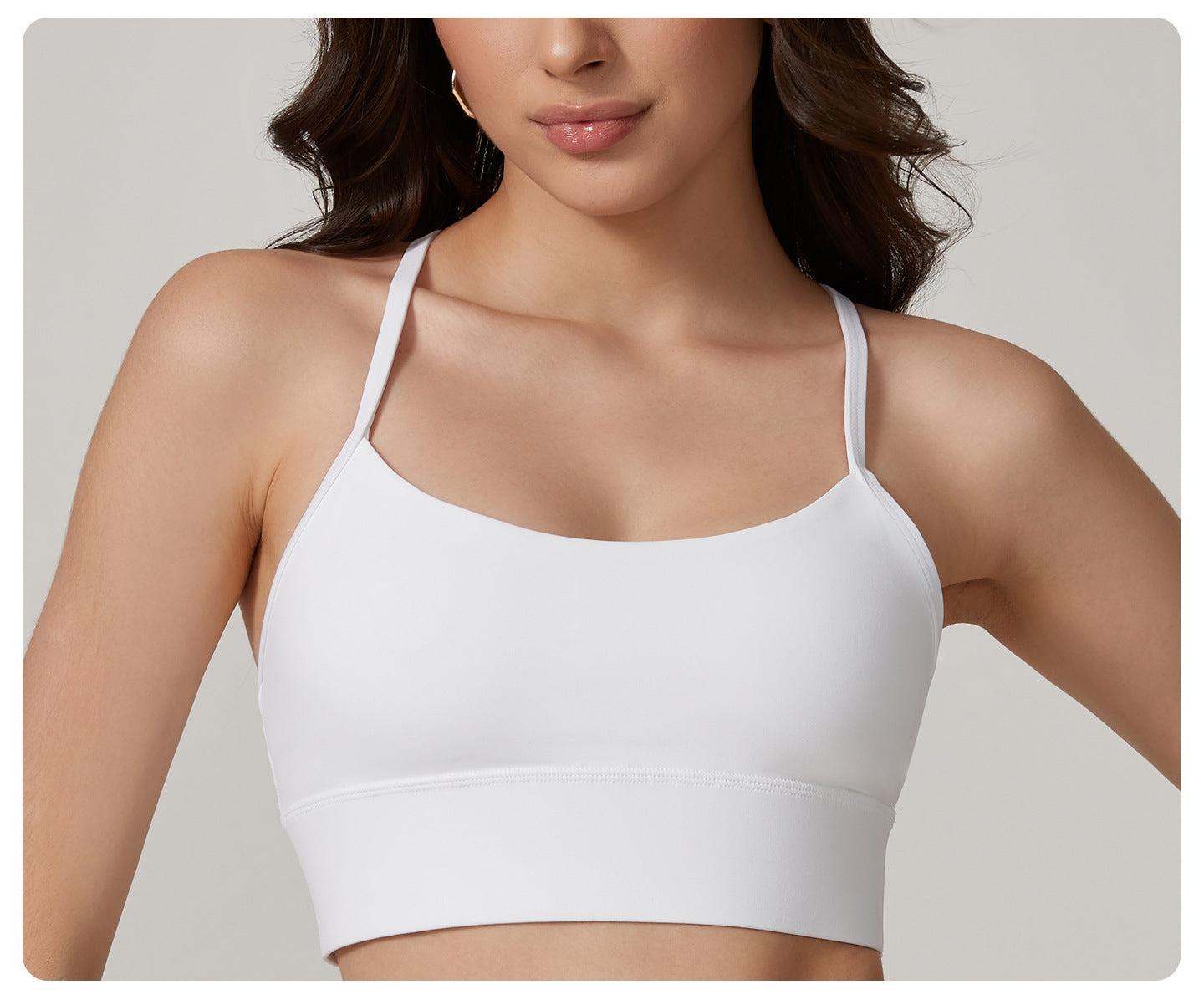 Womens Sports 75%nylon 25%spandex bra CP100
