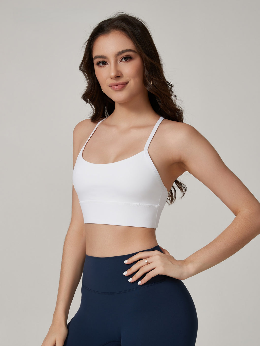Womens Sports 75%nylon 25%spandex bra CP100