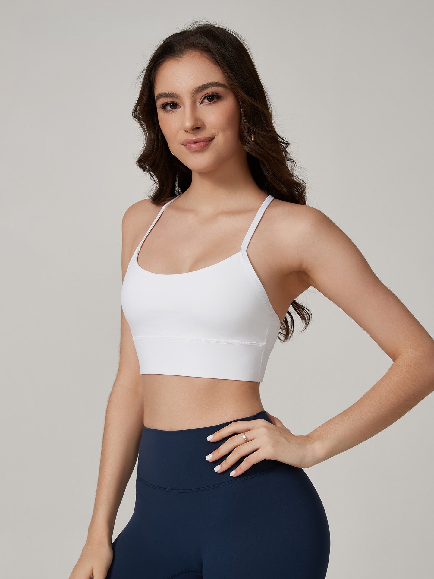 Womens Sports 75%nylon 25%spandex bra CP100