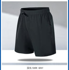Mens Gym Workout 95% polyester 5% spandex Shorts CV01 print logo 46