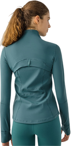Womens Yoga 87%Nylon 13%spandex jacket D-18031