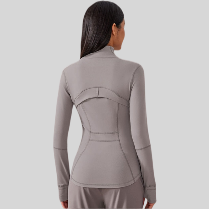 Womens Yoga 87%Nylon 13%spandex jacket D-18031
