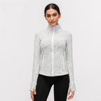 Womens Yoga 87%Nylon 13%spandex jacket D-18031