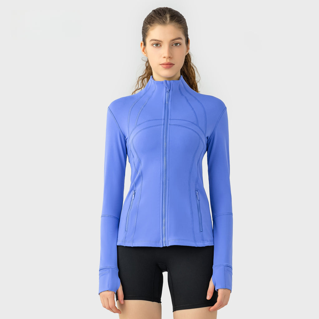 Womens Yoga 87%Nylon 13%spandex jacket D-18031