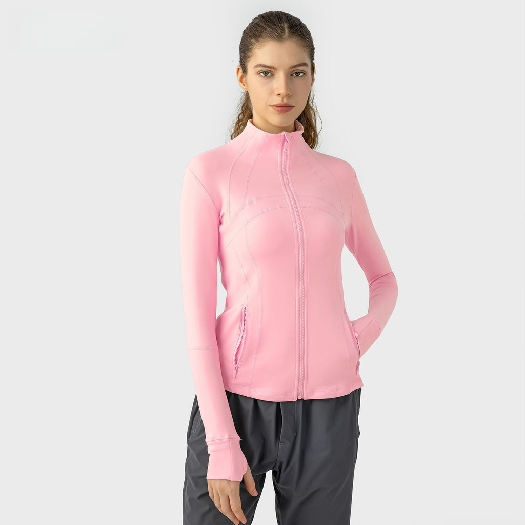 Womens Yoga 87%Nylon 13%spandex jacket D-18031