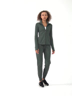 Womens Yoga 87%Nylon 13%spandex jacket D-18031