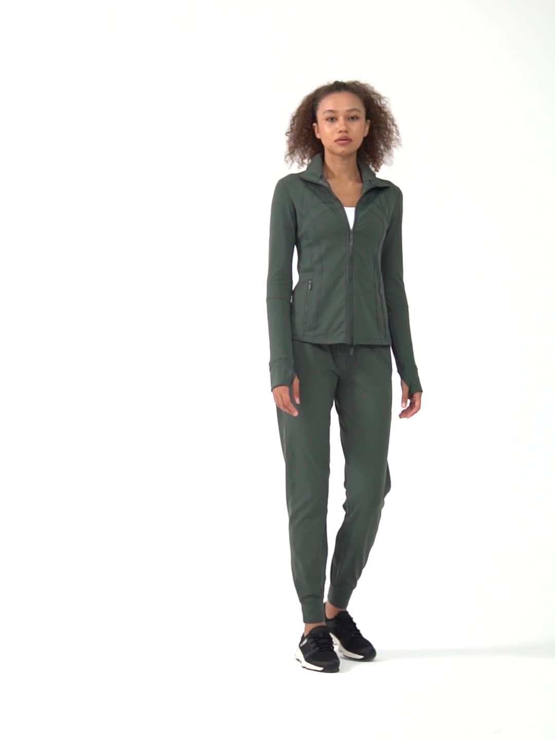 Womens Yoga 87%Nylon 13%spandex jacket D-18031