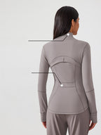 Womens Yoga 87%Nylon 13%spandex jacket D-18031