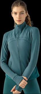 Womens Yoga 87%Nylon 13%spandex jacket D-18031 - Honfitwear