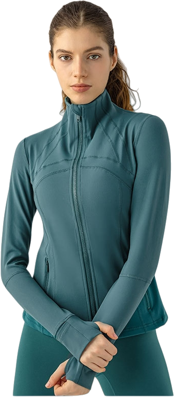 Womens Yoga 87%Nylon 13%spandex jacket D-18031