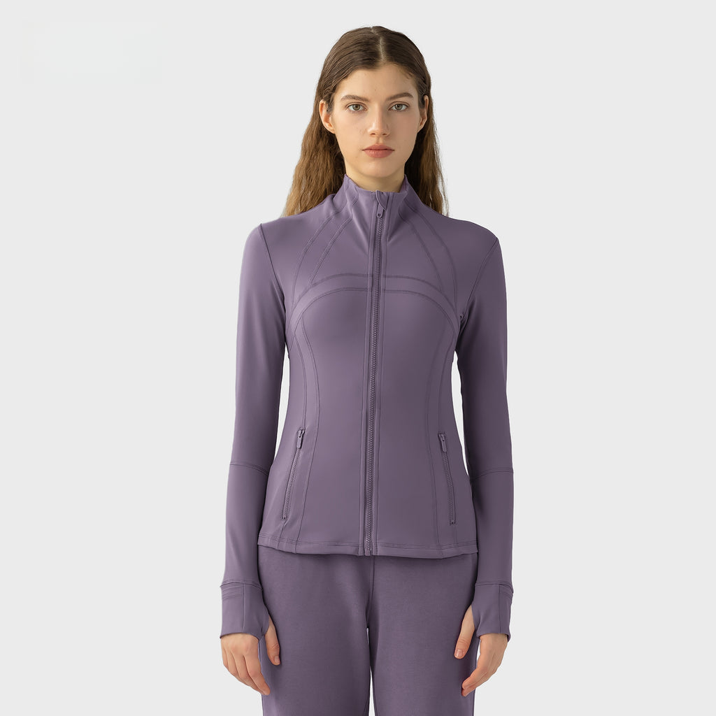 Womens Yoga 87%Nylon 13%spandex jacket D-18031
