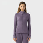 Womens Yoga 87%Nylon 13%spandex jacket D-18031